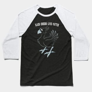 Black Chocobo Baseball T-Shirt